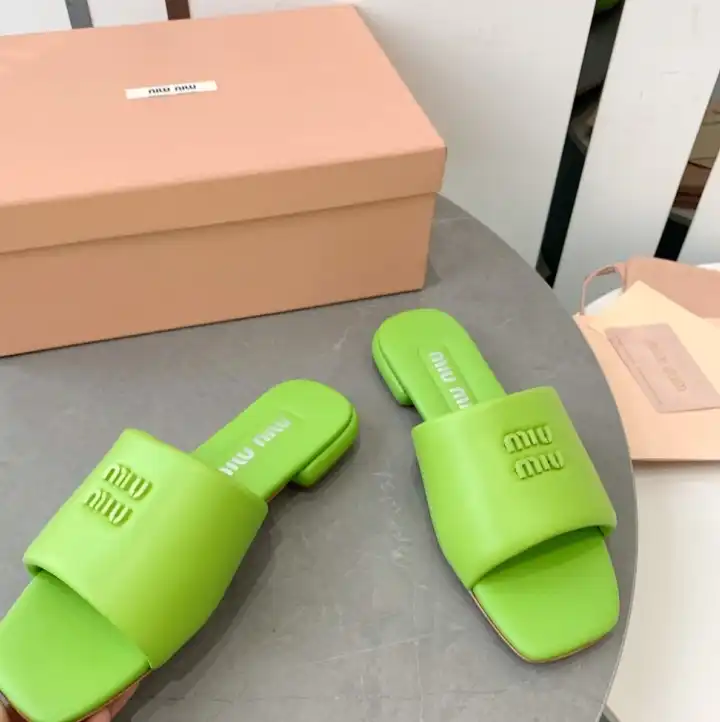 hype Miu Miu Slippers