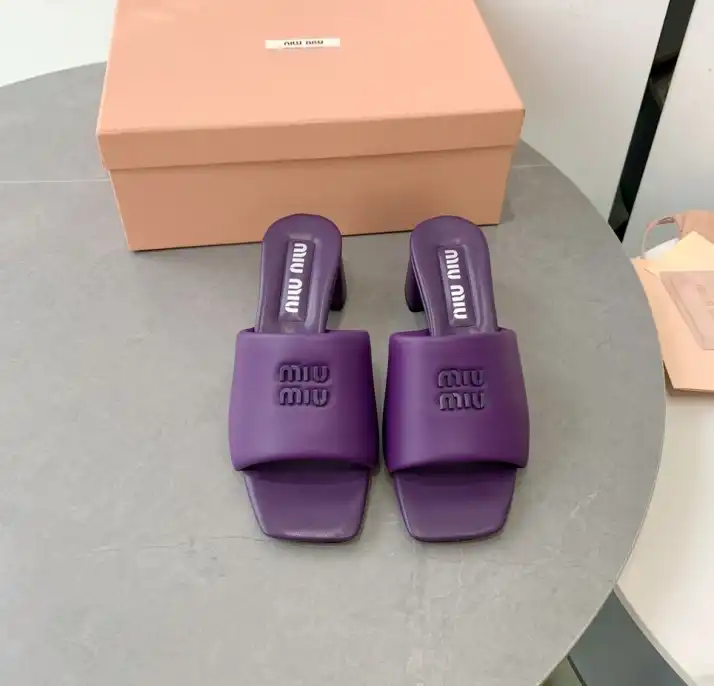 hype Miu Miu Slippers