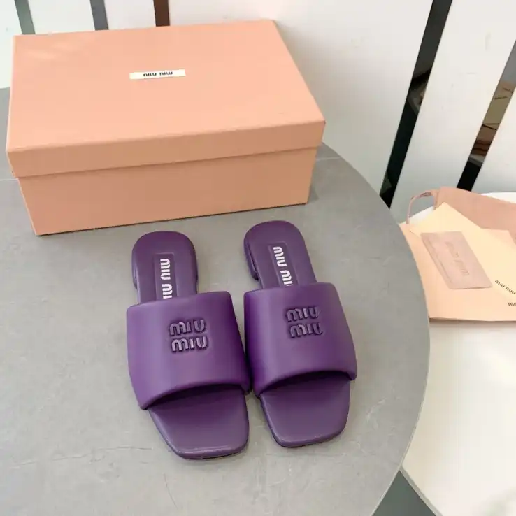 hype Miu Miu Slippers