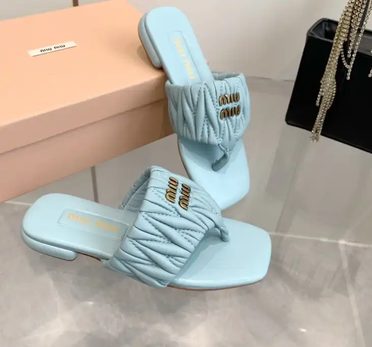 hype Miu Miu Slippers