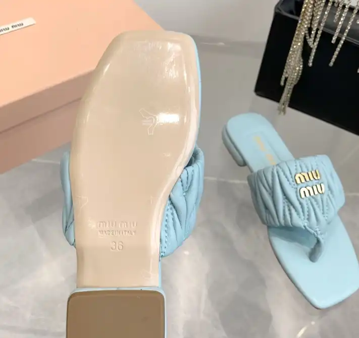 hype Miu Miu Slippers