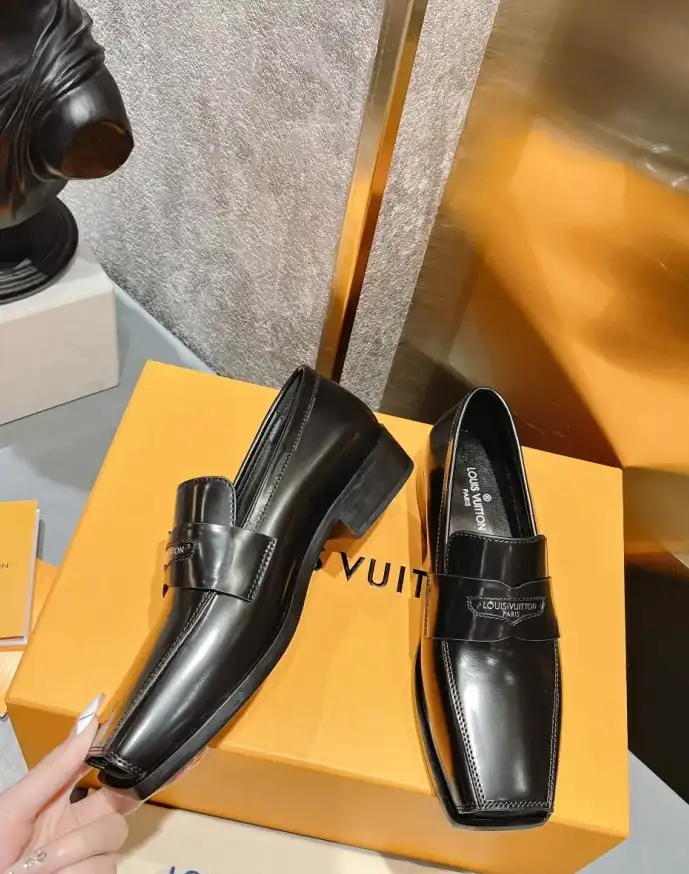 hype LV Leather Shoes