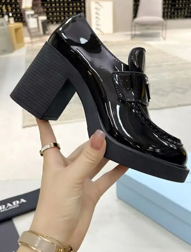 hype Prada Leather Shoes