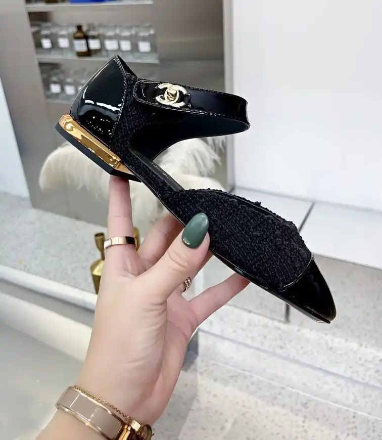 hype Chanel Flat Shoes