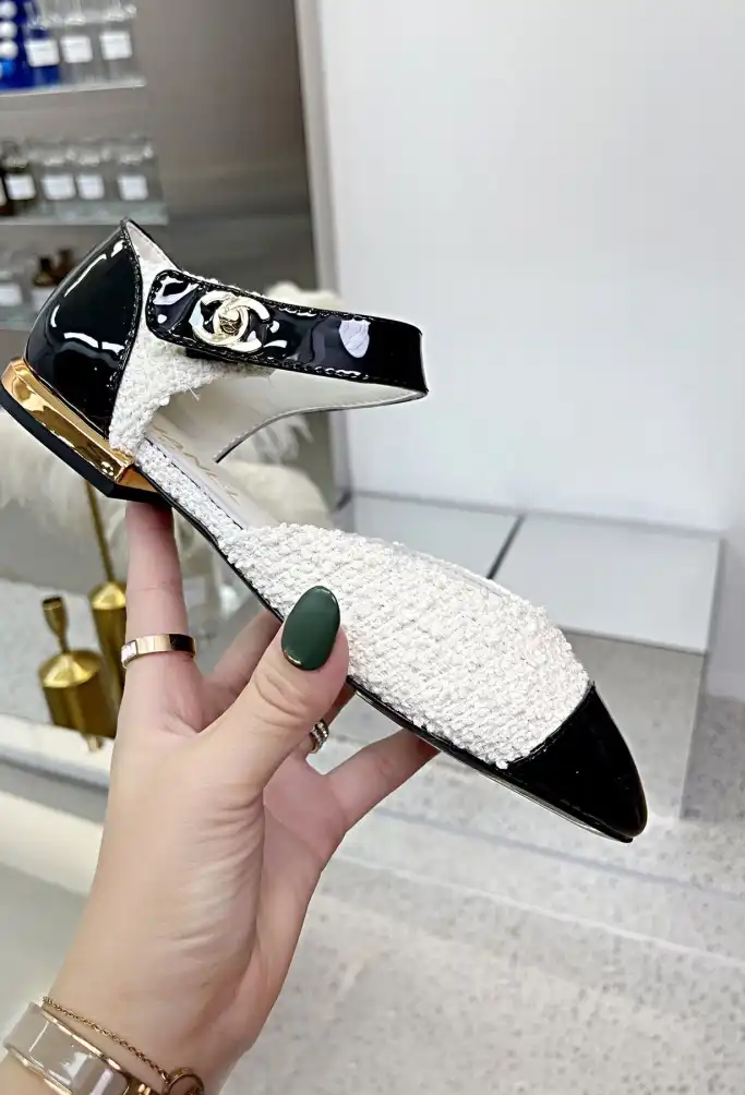 hype Chanel Flat Shoes