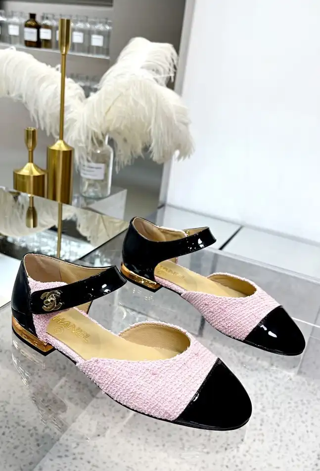 hype Chanel Flat Shoes