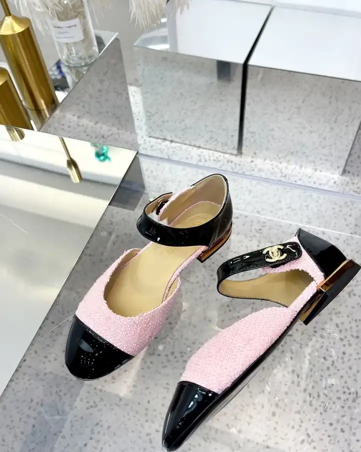 hype Chanel Flat Shoes