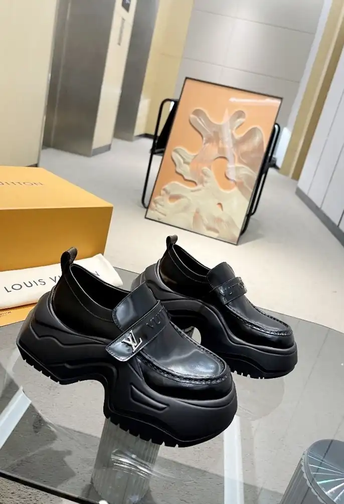 hype LV Leather Shoes