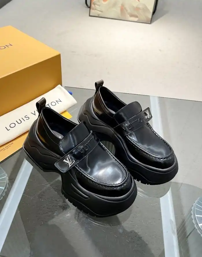 hype LV Leather Shoes