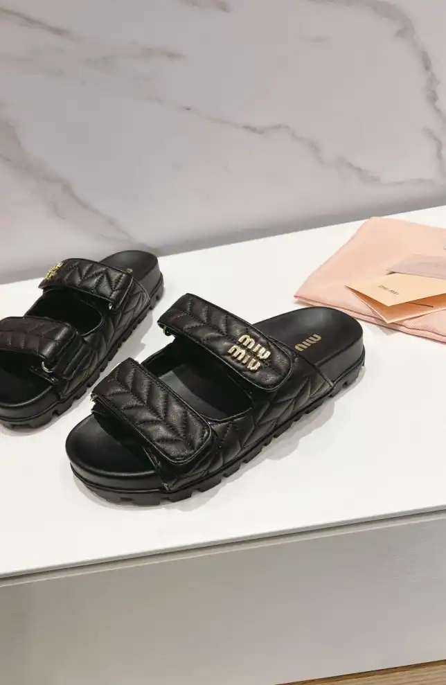 hype Miu Miu Sandals