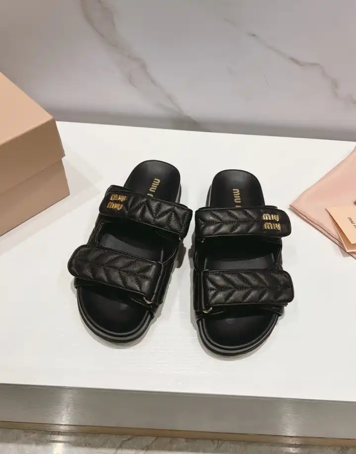 hype Miu Miu Sandals