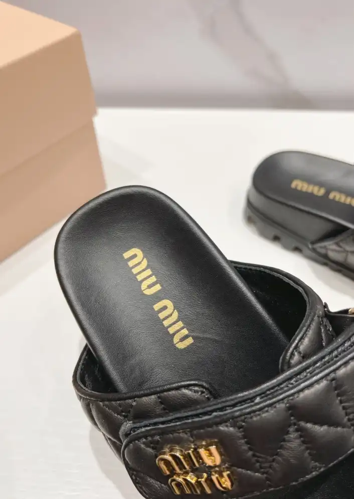 hype Miu Miu Sandals