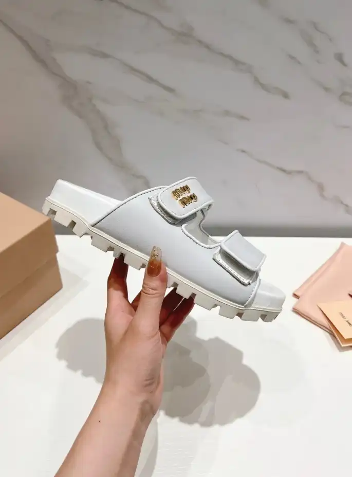 hype Miu Miu Sandals