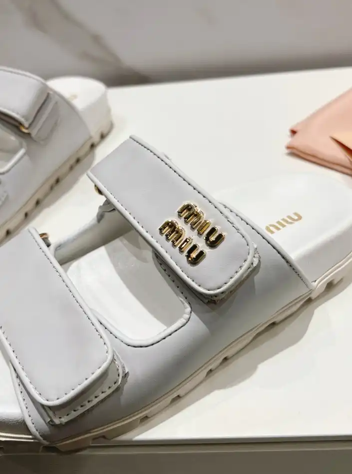 hype Miu Miu Sandals