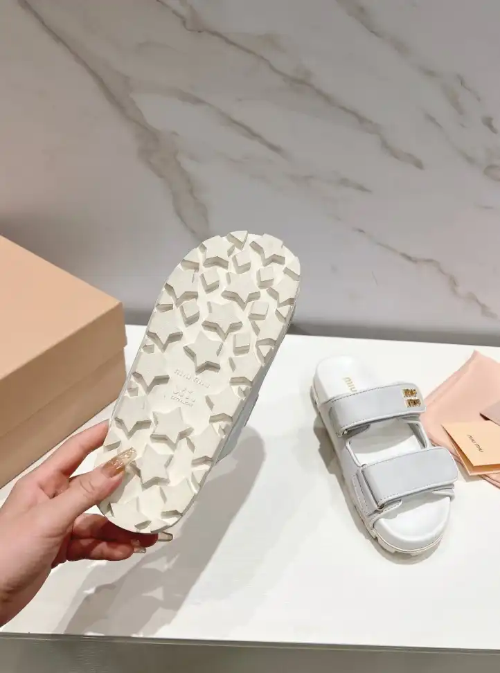 hype Miu Miu Sandals