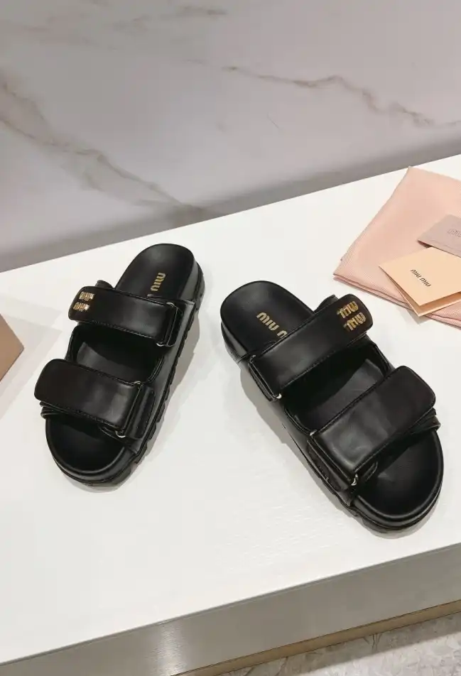 hype Miu Miu Sandals