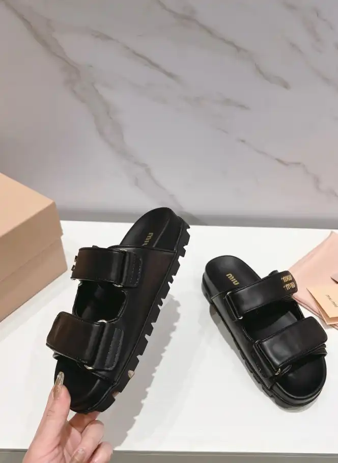 hype Miu Miu Sandals