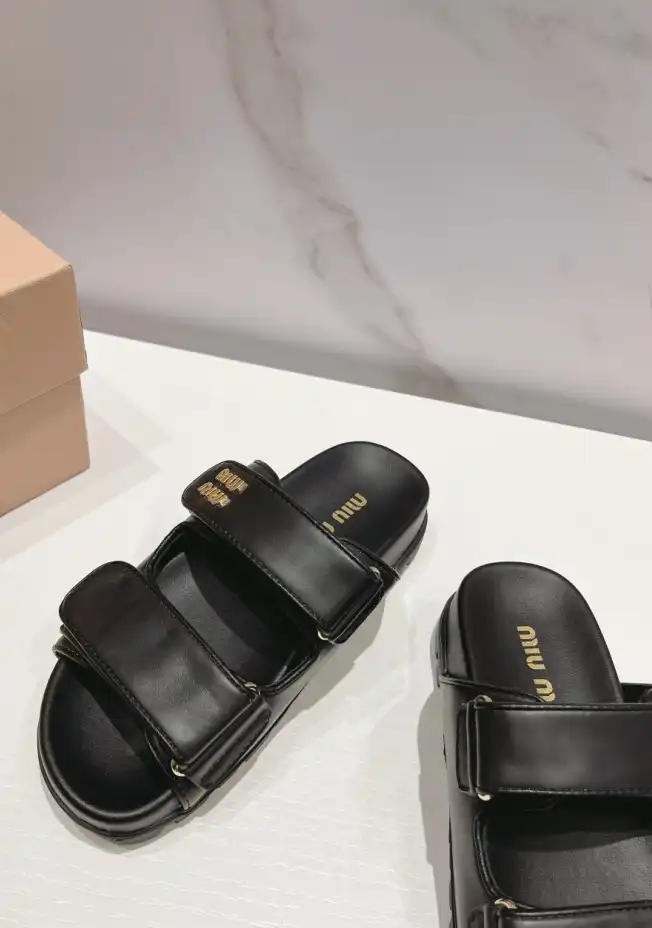 hype Miu Miu Sandals