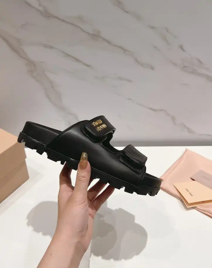 hype Miu Miu Sandals