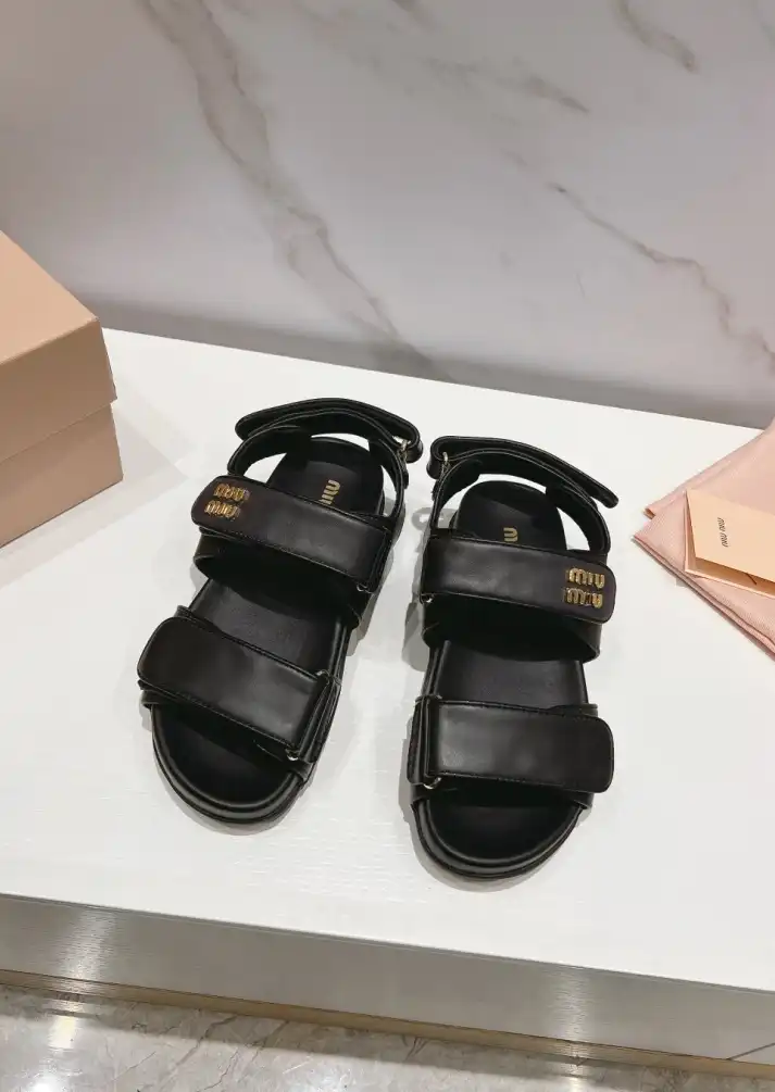 hype Miu Miu Sandals