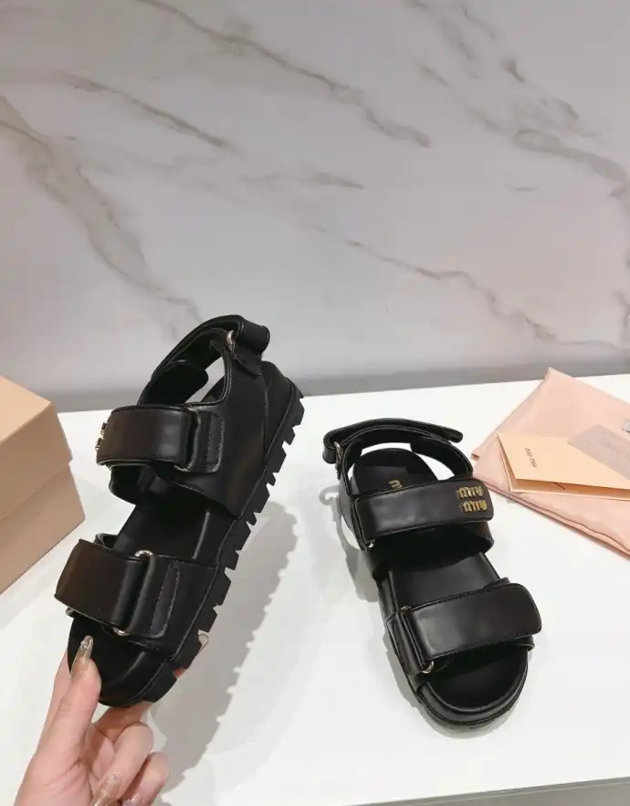 hype Miu Miu Sandals