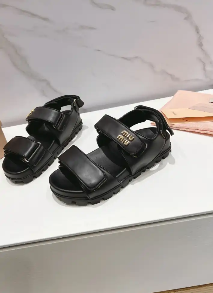 hype Miu Miu Sandals