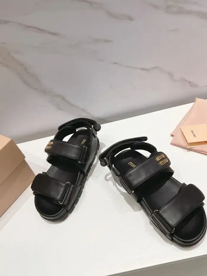 hype Miu Miu Sandals