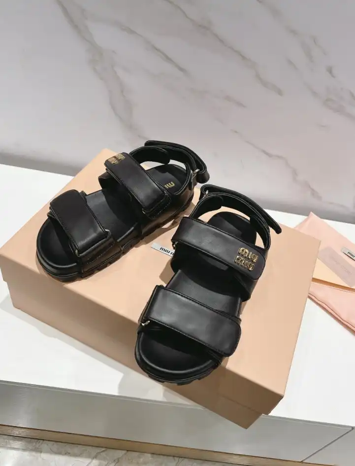 hype Miu Miu Sandals