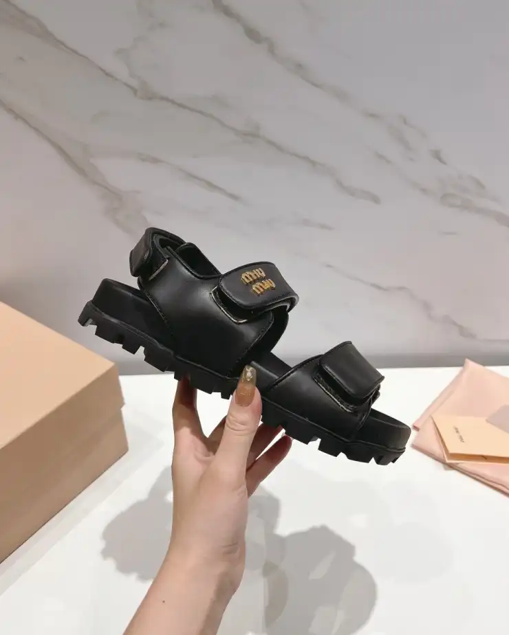 hype Miu Miu Sandals