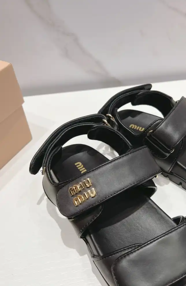 hype Miu Miu Sandals