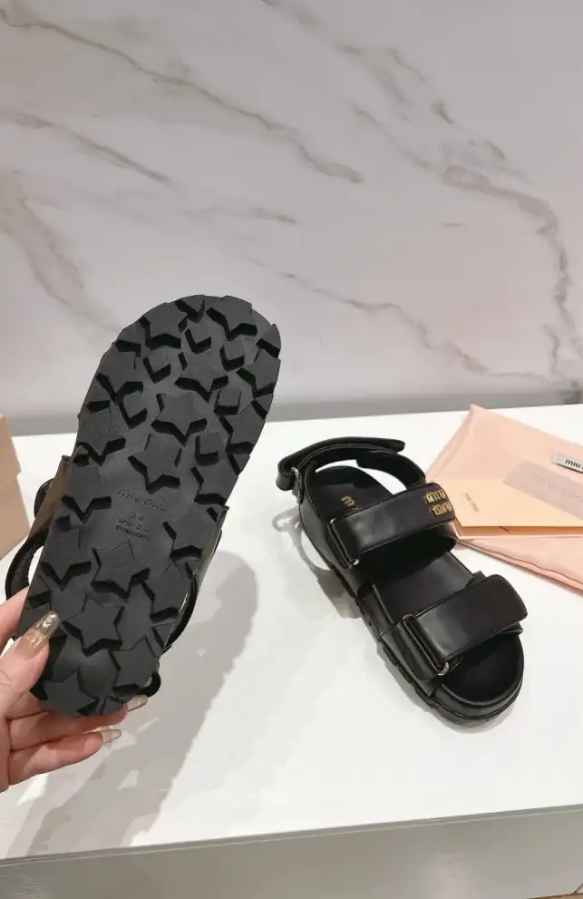 hype Miu Miu Sandals