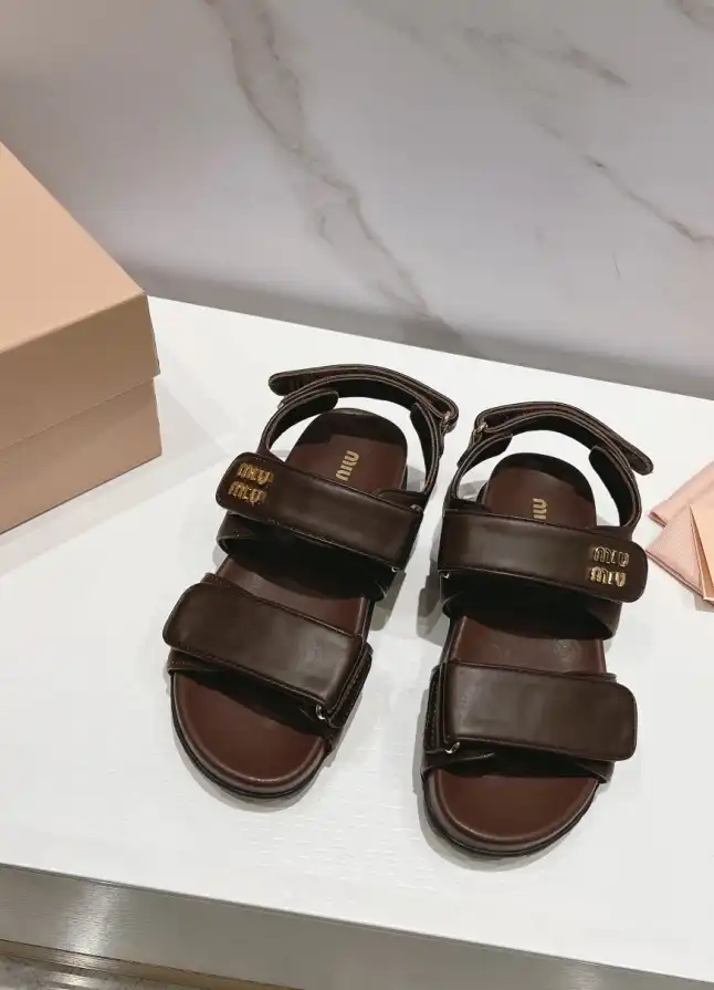 hype Miu Miu Sandals