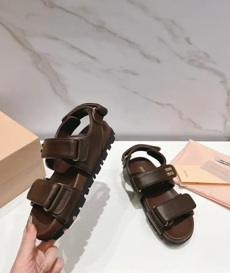 hype Miu Miu Sandals