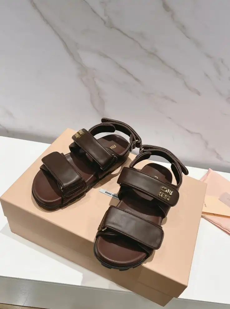 hype Miu Miu Sandals