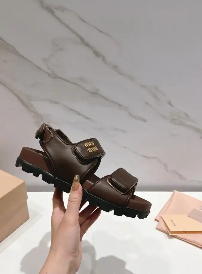 hype Miu Miu Sandals