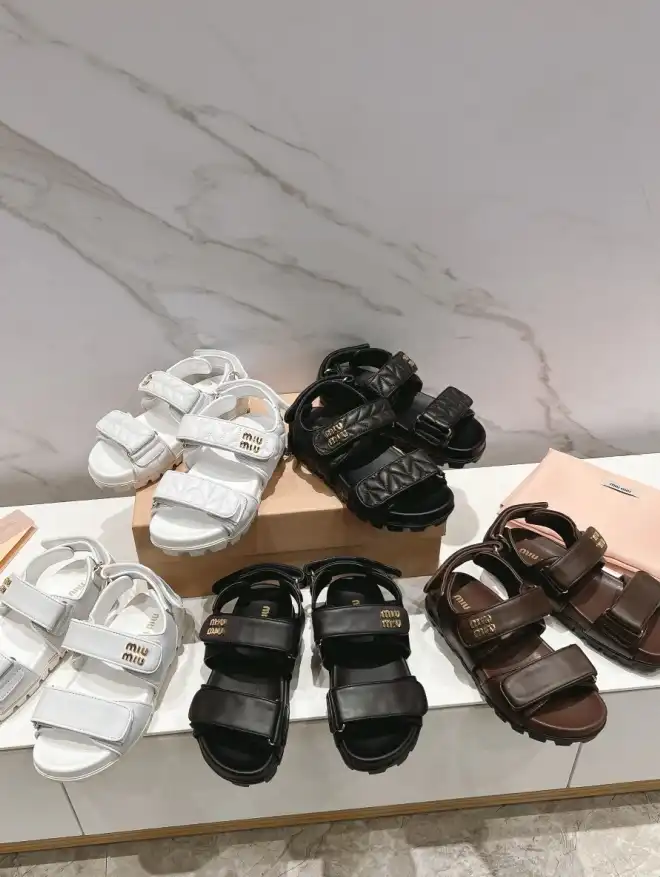 hype Miu Miu Sandals