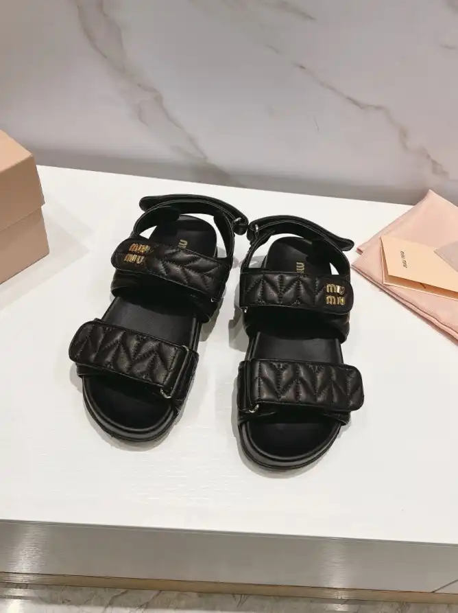 hype Miu Miu Sandals