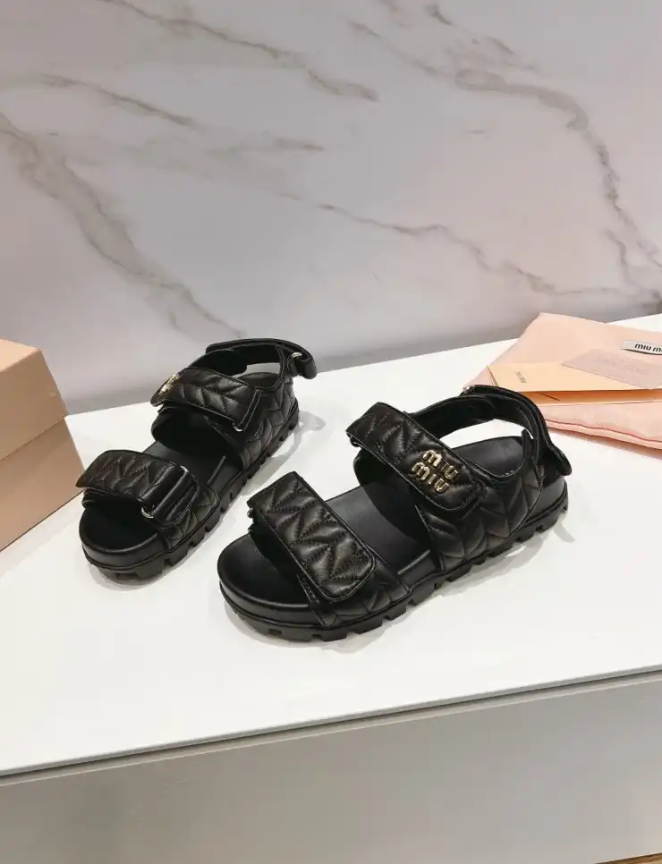 hype Miu Miu Sandals