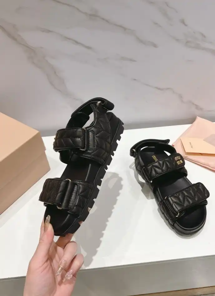 hype Miu Miu Sandals