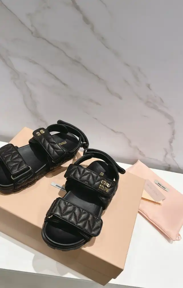 hype Miu Miu Sandals