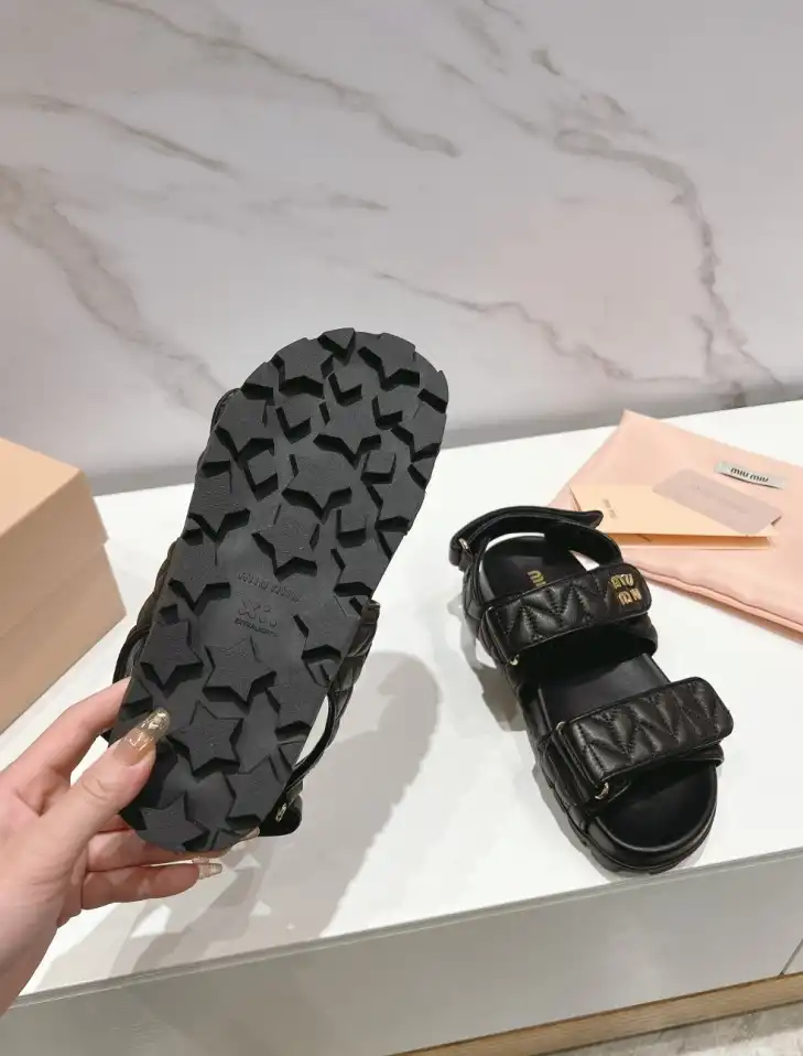 hype Miu Miu Sandals