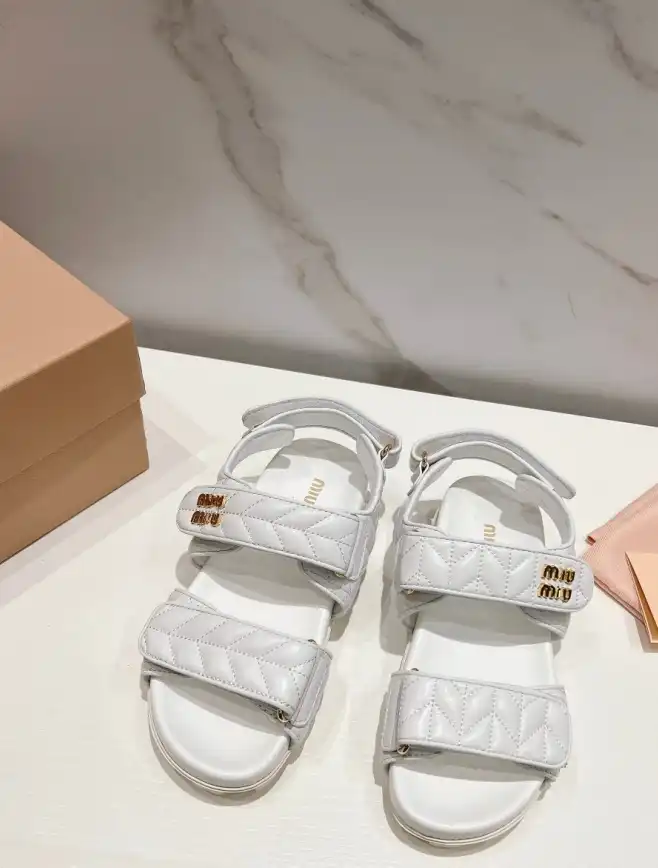 hype Miu Miu Sandals