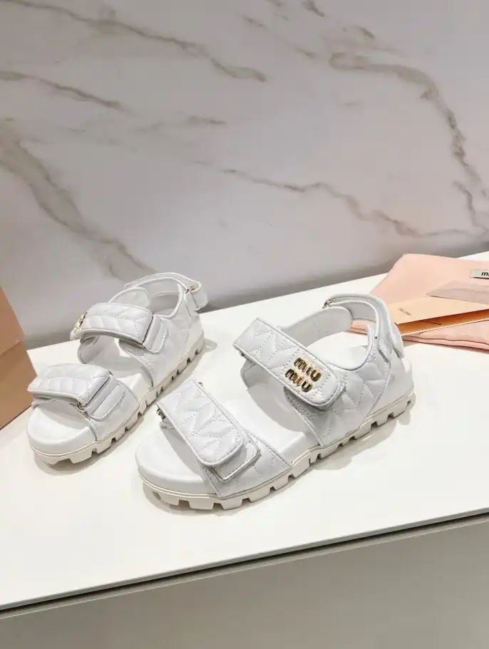 hype Miu Miu Sandals