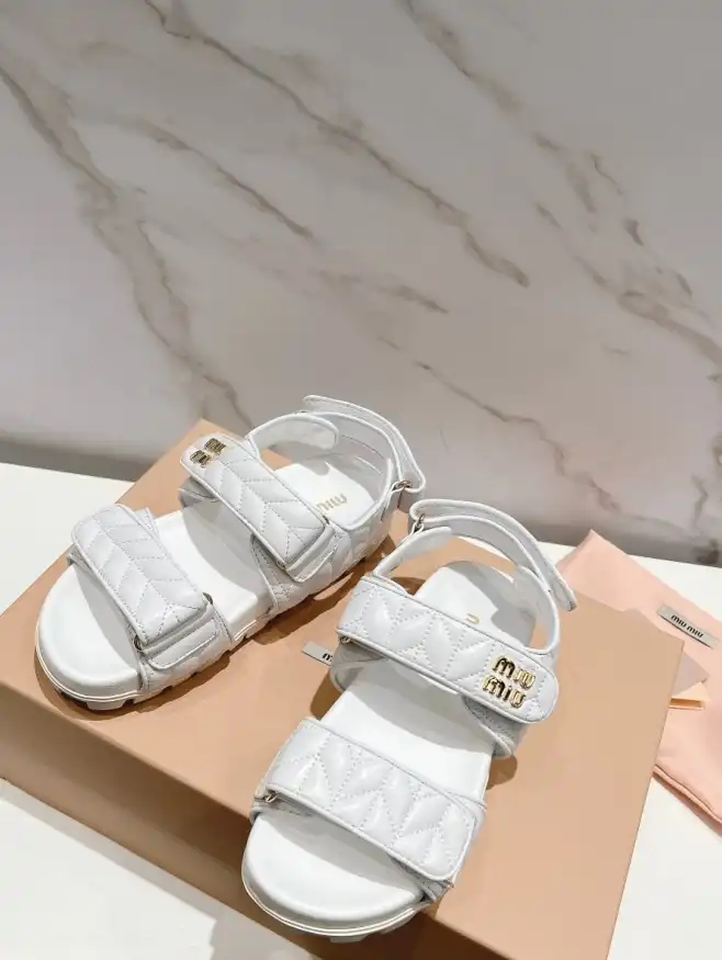 hype Miu Miu Sandals