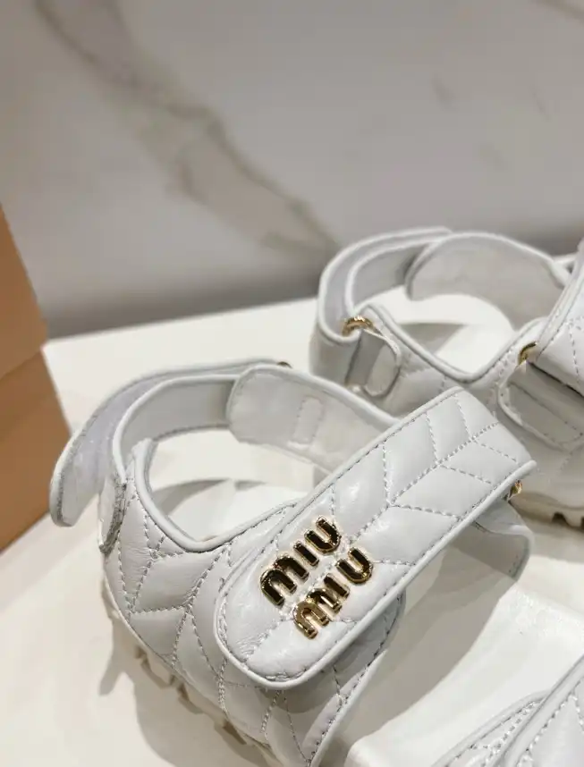 hype Miu Miu Sandals