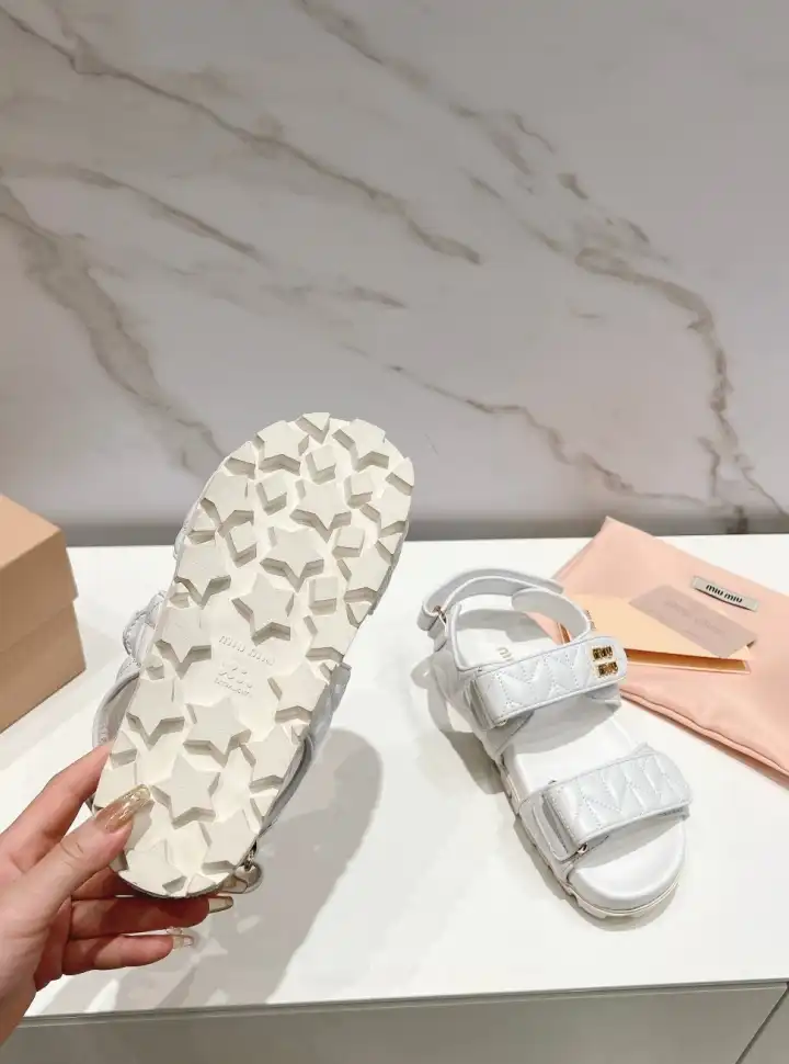 hype Miu Miu Sandals