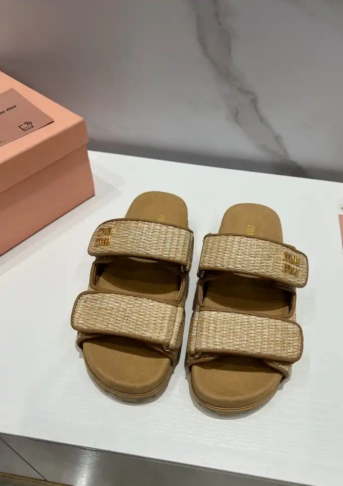 hype Miu Miu Sandals