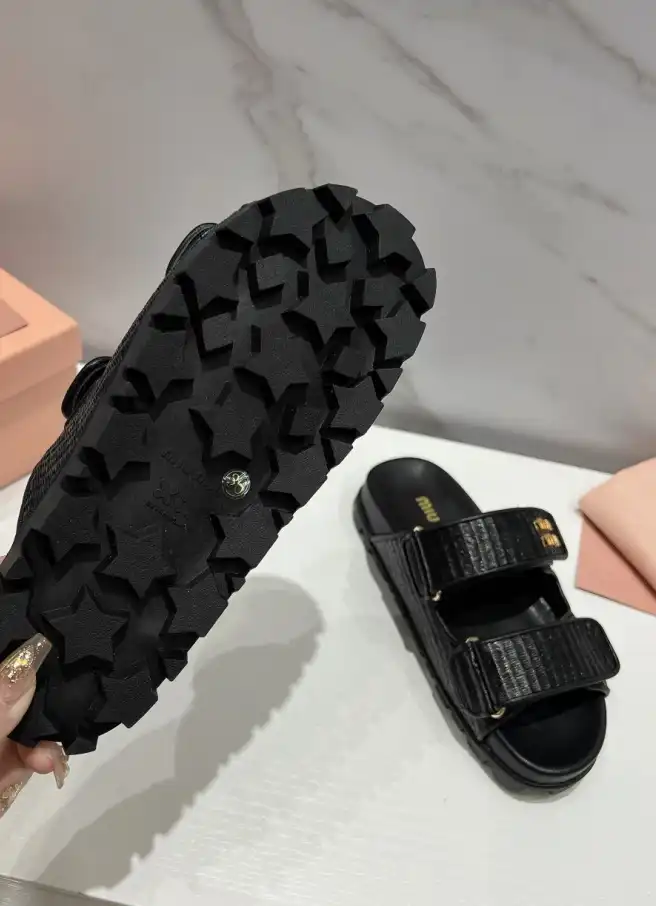 hype Miu Miu Sandals