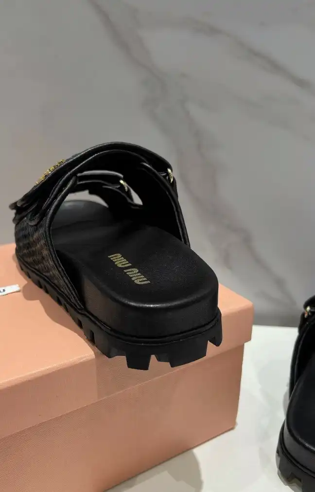 hype Miu Miu Sandals