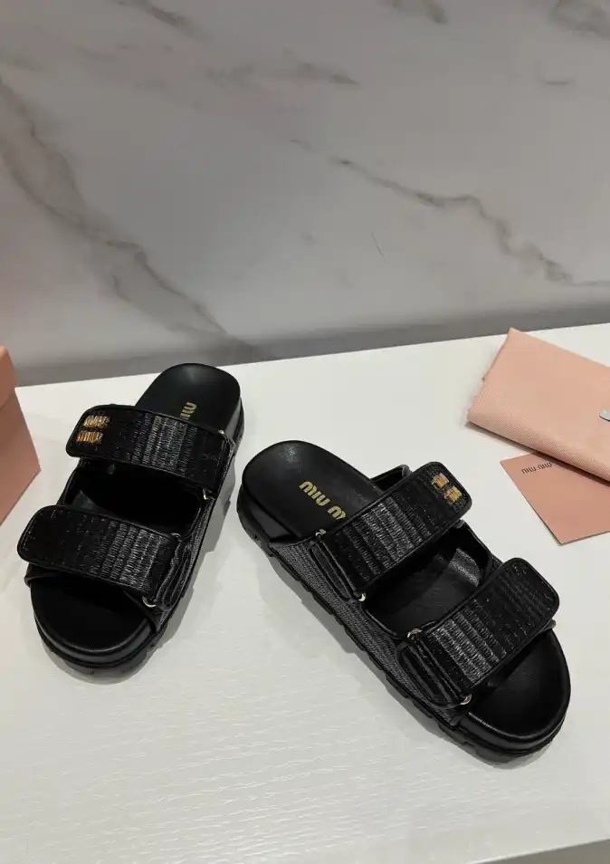 hype Miu Miu Sandals